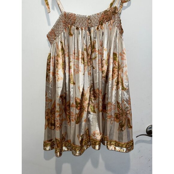 Free People Intimately Rule The World Pajama Romper In Brown Size Medium Women - Picture 4 of 10